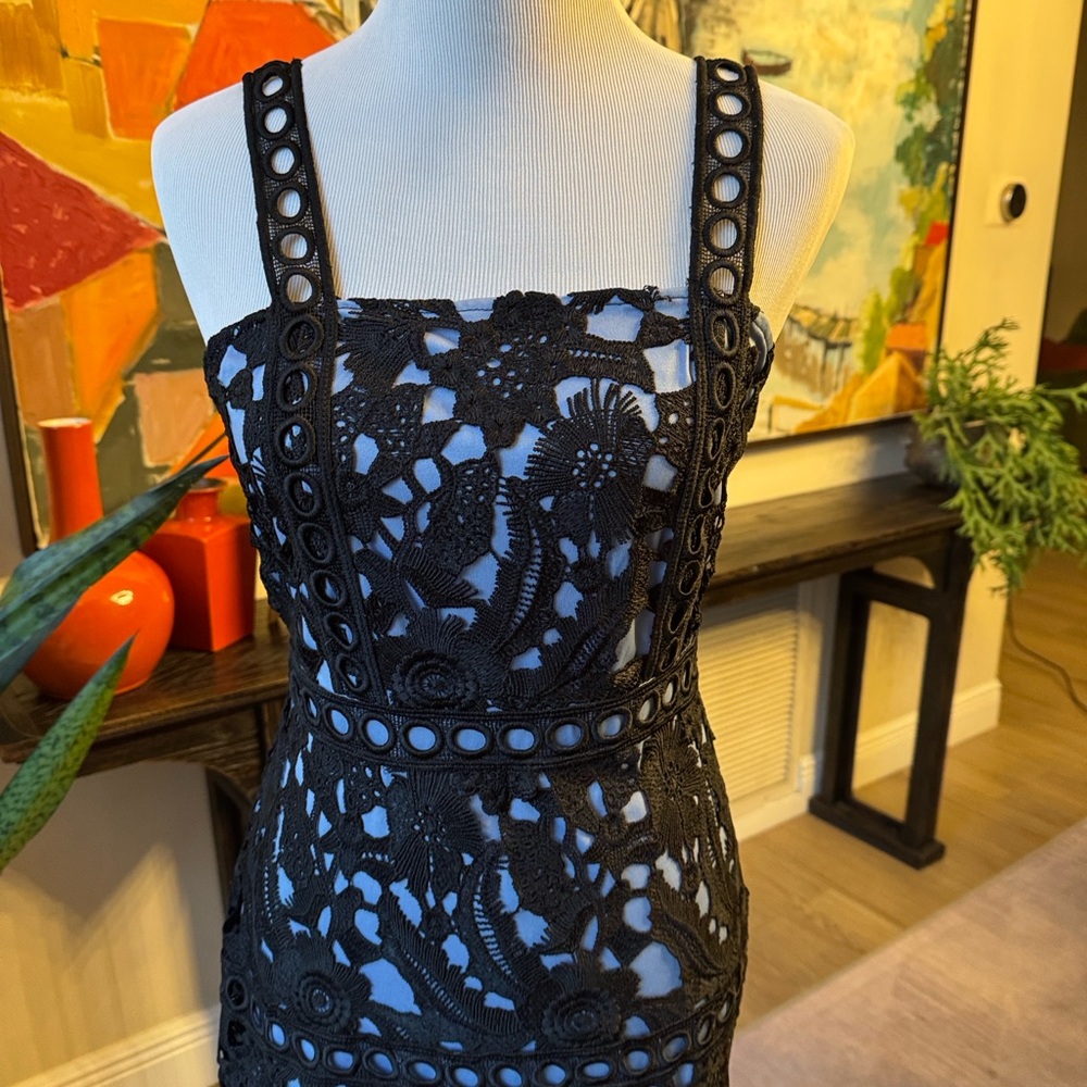 Sam Edelman Black Lace Mini Dress
